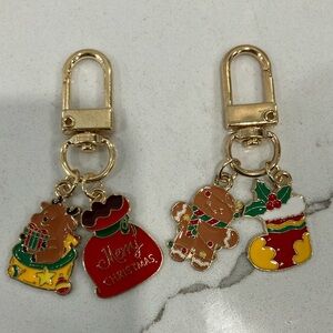 Christmas Gingerbread Keychain Set
